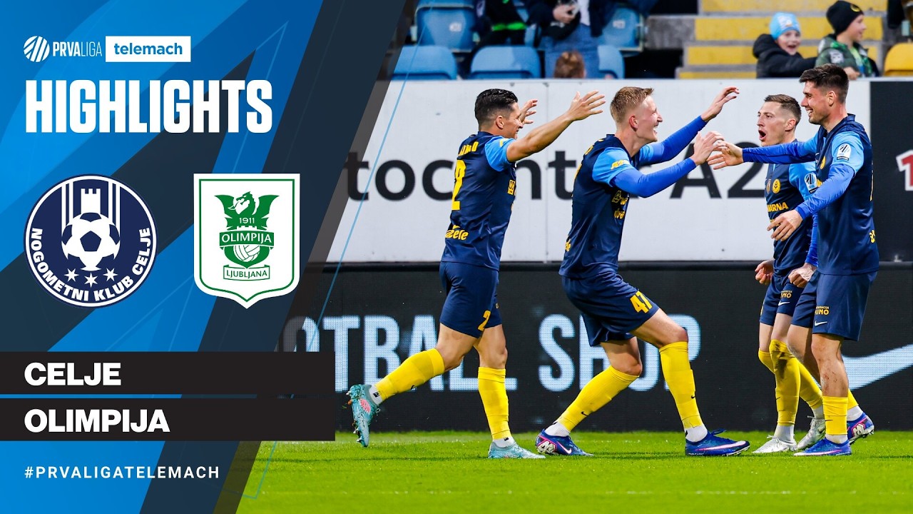 NK Celje vs NK Olimpija Ljubljana Highlights