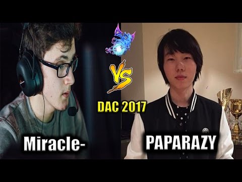 Miracle vs Paparazi 1v1 Puck MID - GRAND FINAL - DAC 2017