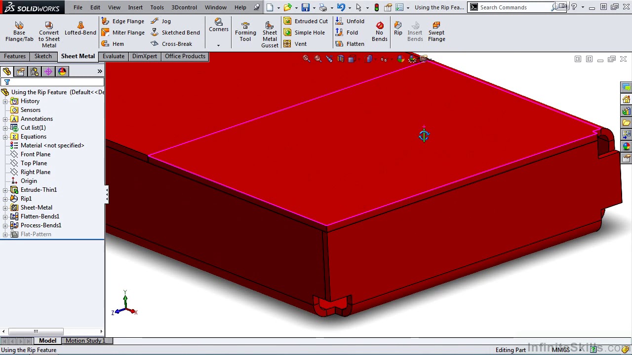 SOLIDWORKS: SHEET METAL TRAINING TUTORIAL 27