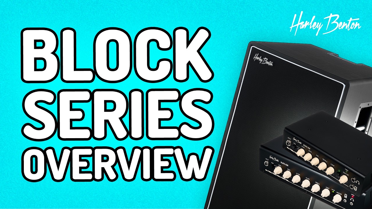 Harley Benton - NEW BASS AMPS - Introducing the Block Series - YouTube