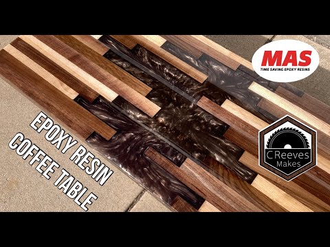 CReeves Makes Epoxy Resin Coffee Table MAS Epoxies Deep Pour X