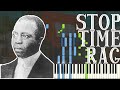Scott Joplin - Stoptime Rag 1910 (Ragtime Piano Synthesia + metronome)