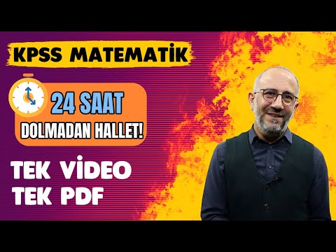 Kpss ve Dgs Matematik | Tek Video | Tek Pdf | Öğrenme Garantili | Derleme #2022kpss #2022dgs