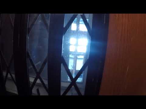 Very nice 1938 Graham Brothers (mb. Kone 1991) traction elevator at Vuorikatu 16A, Lahti, Finland