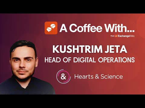 Headshot of Kushtrim Jeta, head of digital operations at Hearts & Science