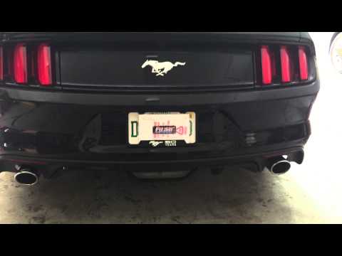 2015 Mustang EcoBoost Borla S Type Cat Back system