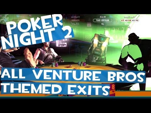 Poker Night 2 - All Venture Bros Themed Special Elimination Animations