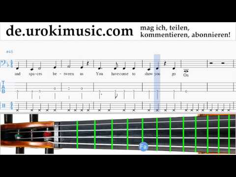 Cello Lernen Celine Dion - Titanic - My Heart Will Go On Tabulatur Teil#2 um-b995