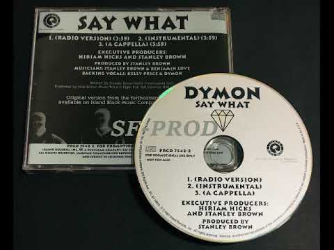 Dymon 1997 Say What (Radio Version) (CD Maxi Promo)