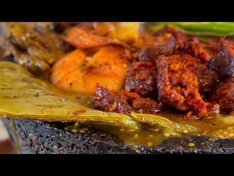 Molcajete Mar y tierra. Riquísimo y muy fácil de preparar