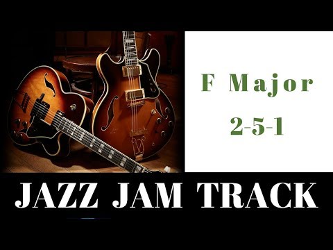 2-5-1 Jazz Backing Jam Track | F Major - Medium Swing