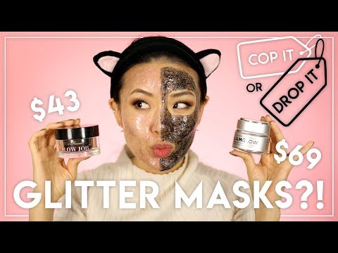 COP IT or DROP IT ▶ GLAMGLOW vs TOO FACED Glitter Masks Video