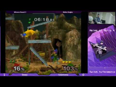 Melee at Matt's | Melee Singles: WINNERS FINALS Steez vs Telemonic