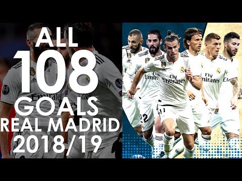 All 108 goals Real Madrid in 2018/19