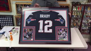 How to Professionally Frame a Football Jersey in a Sports Display Case