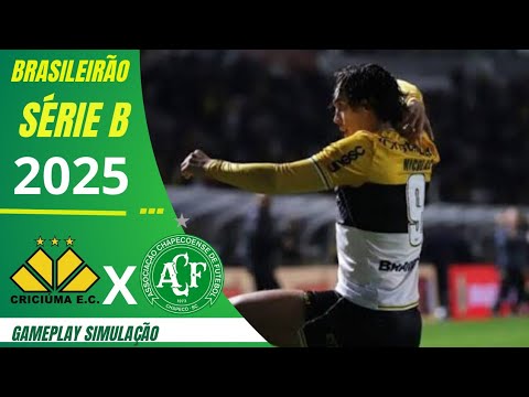 CRICIÚMA 2X0 CHAPECOENSE MELHORES MOMENTOS BRASILEIRÃO SÉRIE B HOJE SIMULAÇÃO NO PES 21