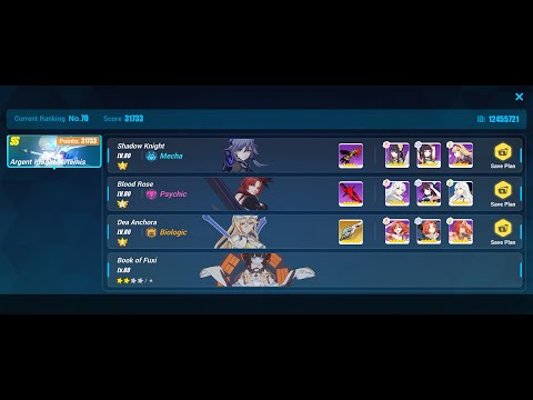 HI3 SEA Exalted Memorial Arena SK(S) BR DA(S0) || AKA 31733