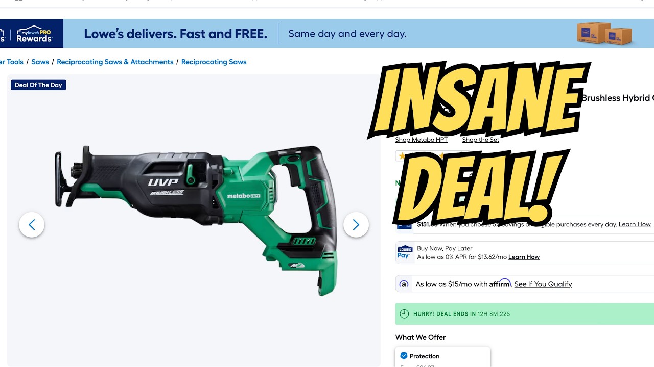 SUPER Sweet Tool Deals At Home Depot & One Really BIG One At Lowe's!