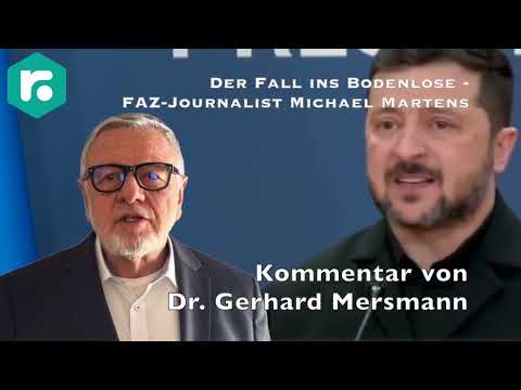 Der Fall ins Bodenlose –  FAZ-Journalist Michael Martens