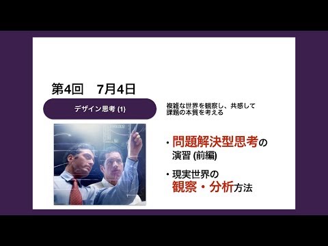 【岡山大学SiEED】#3-4「デザイン思考（１）」アントレプレナーの戦略的思考