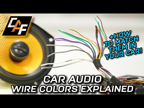 Car Audio Wiring Colors + How to interface with YOUR CAR