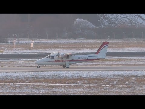 DIKO Partenavia P.68C takeoff at Graz Airport | D-GIDK