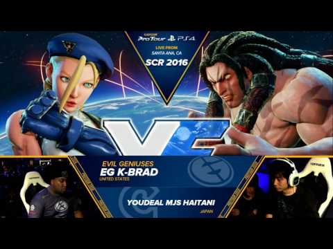 SFV: Youdeal MJS|Haitani vs EG|K-Brad - SCR 2016 Top 8 Winners - CPT 2016