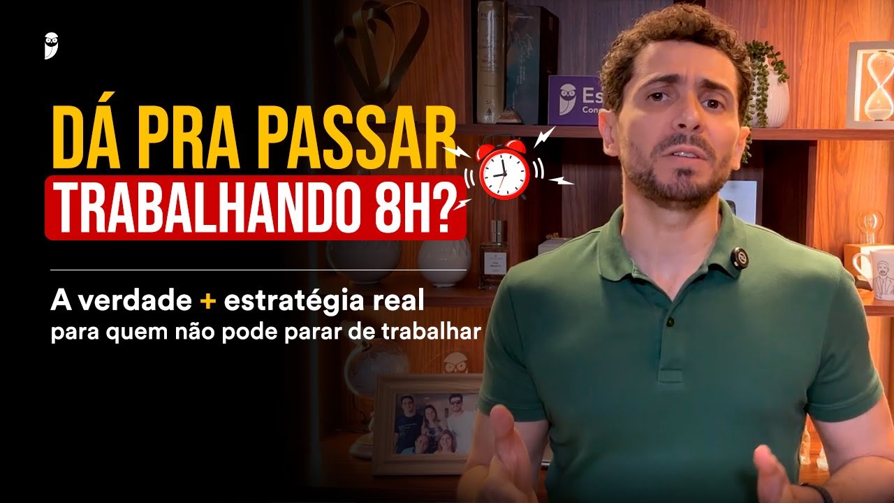 Dá para passar em concurso público trabalhando? A verdade