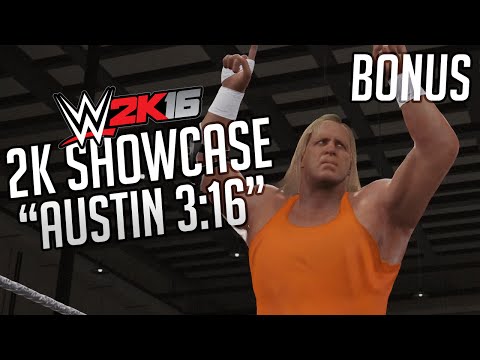 WWE 2K16 Austin 3:16 2K Showcase | Austin vs Mikey Whipwreck