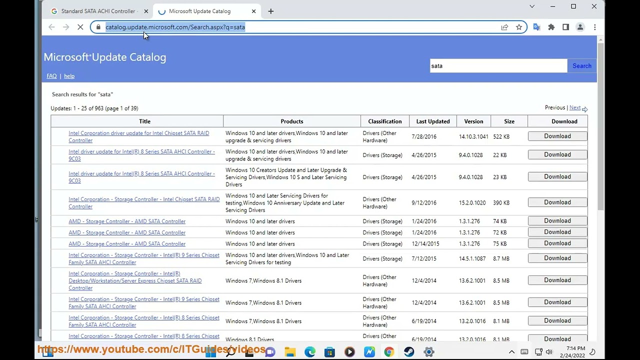 Download & Update Standard SATA ACHI Controller Driver for Windows