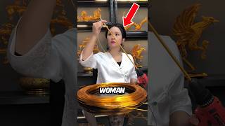 Beautiful Golden Wire Art 😇