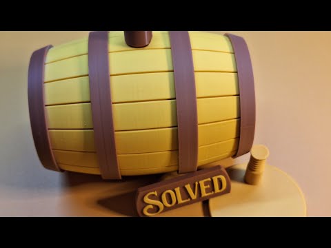 Barrel Cooper's Puzzle Box de 3D Printy - Découverte et solution