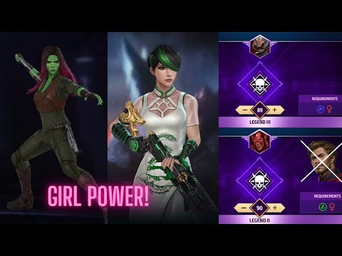 LVL 80 GAMORA vs MEPHISTO STAGE 90 - ULTRON 89 - JEAN 25 FT LVL 80 SHADOWSHELL - Marvel Future Fight