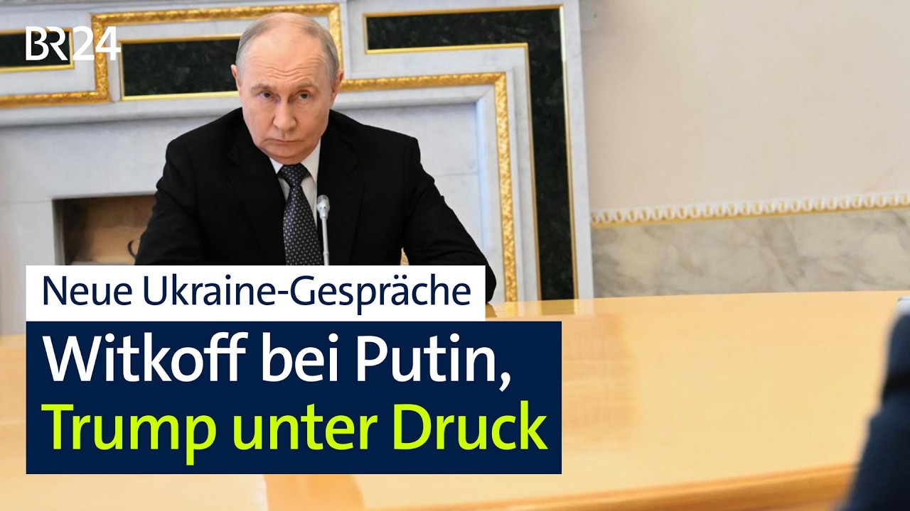 Neue Ukraine-Gespräche: Witkoff trifft Putin in Moskau, Trump unter Druck vor den midterms | BR24