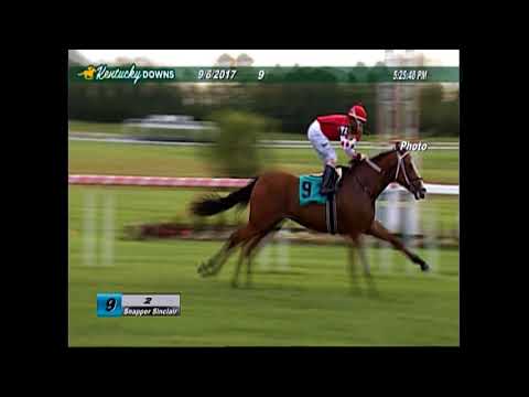 Race 9: Snapper Sinclair (Ricardo Santana, Jr.) Fasig-Tipton Turf Showcase Juvenile Stakes