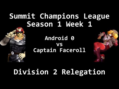 SCL1.1 - Android 0 (Captain Falcon) vs Captain Faceroll (Sheik) - Division 2 Relegation