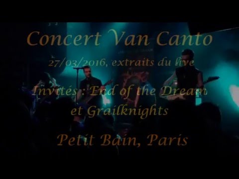Van Canto, End of the Dream, Grailknights - Petit Bain, Paris 27/03/2016