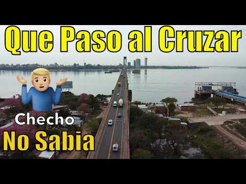 Cruzando Chaco el Puente del Rio Paraná en Resistencia Chaco a Corrientes Capital