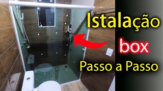 como instalar box de banheiro de um jeito diferente