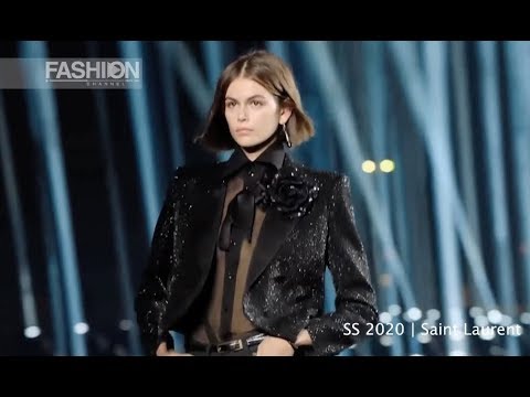 Nightwear SAINT LAURENT Spring 2020 Paris - Fashion Channel