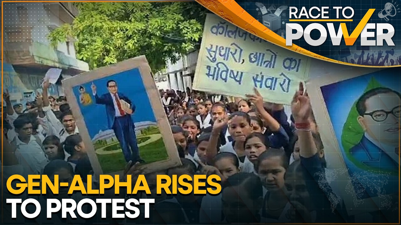 India’s School Children Protest to Demand Better Schools, Appointments of Teachers  | Wion News