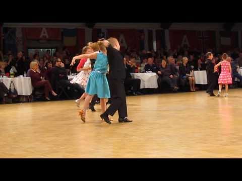 Merel en Jef op Antwerp Diamond Cup 2014 - Rumba