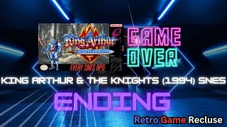 King Arthur and the Knights of Justice (1994) SNES Super Nintendo Famicom ending [Retro Gaming]