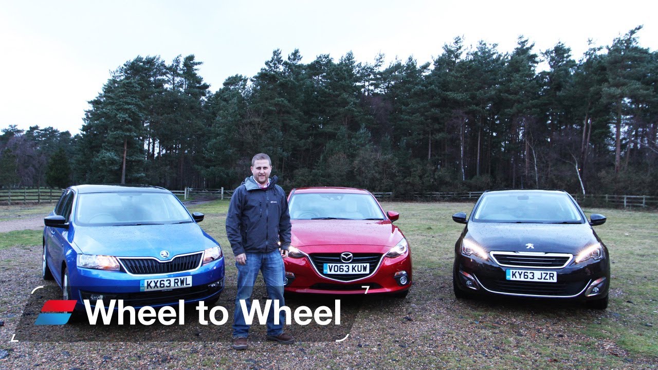 Mazda3 vs Peugeot 308 vs Skoda Rapid Spaceback video 4 of 4