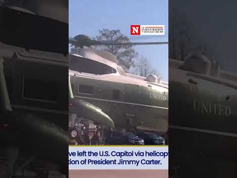 Bidens Departs Capitol For Joint Base Andrews