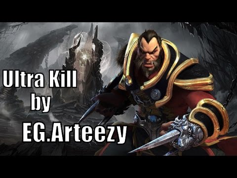 Dota 2 Highlights ULTRA KILL by EG.Arteezy DotaPit