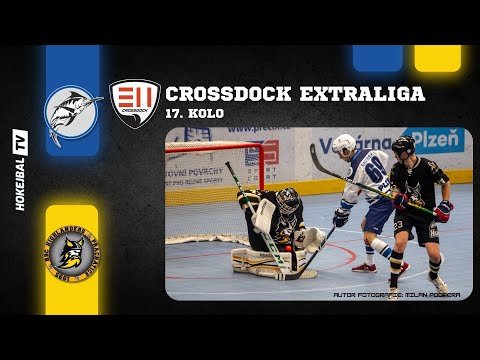Highlights 17. kola CROSSDOCK Extraligy hokejbalu | HBC Plzeň vs. HBC Prachatice | 9.3. 2024