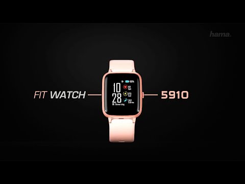 Een Smartwatch Hama Fit watch 5910 rosé koop je bij Van Leeuwen Boeken- en kantoorartikelen
