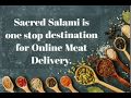 Sacred Salami Franchise Concept Online Meat Delivery App
