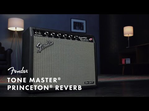 Fender Tone Master Princeton Reverb 120V Guitar Amplifier with 10-Inch Jensen C10R Speaker (Black)